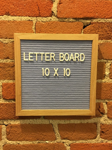 16 x 20 Grey Letter Board