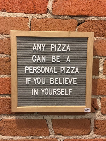 16 x 20 Grey Letter Board