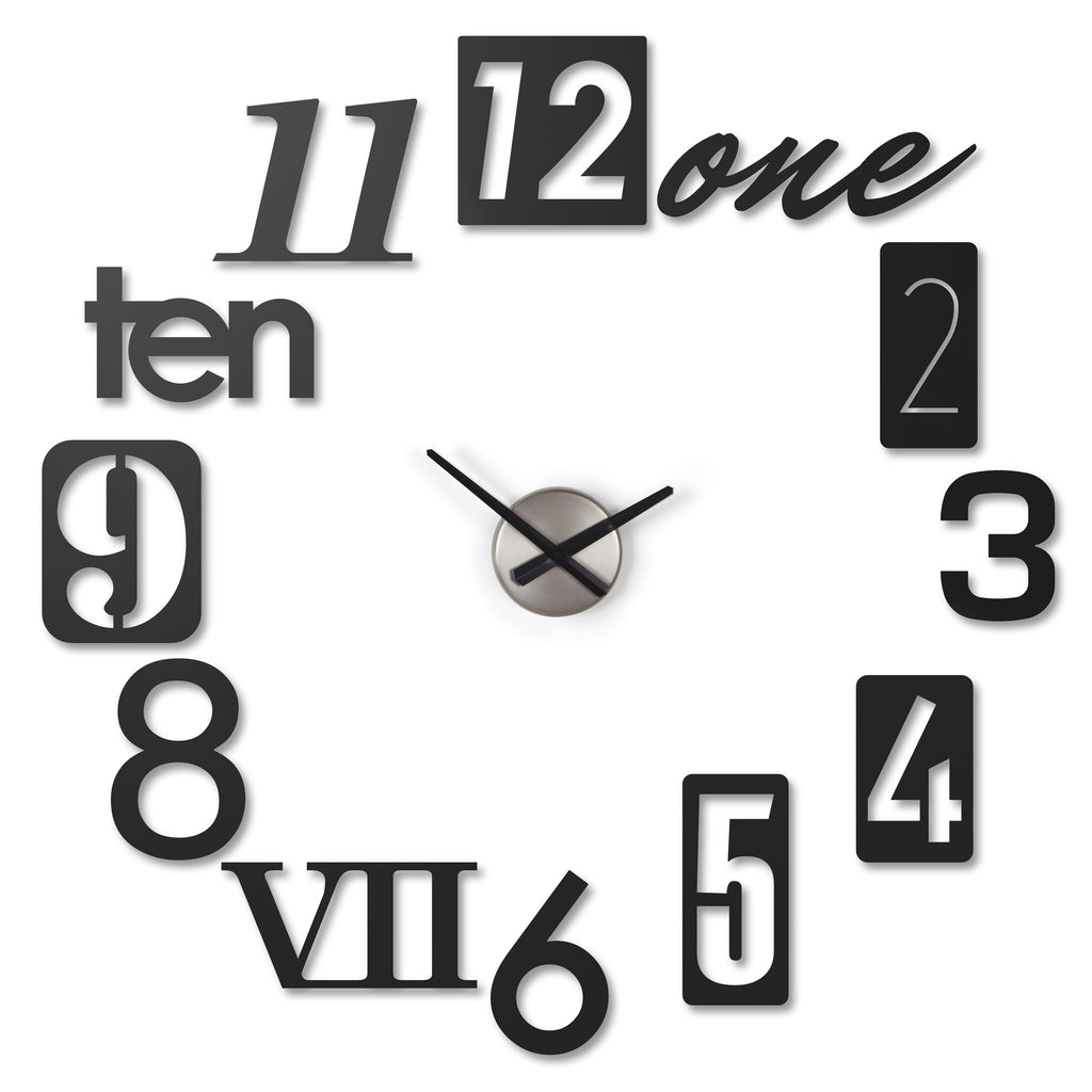 Numbra Wall Clock Black