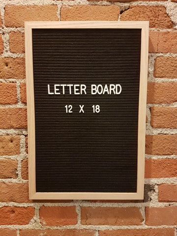 16 x 20 Grey Letter Board