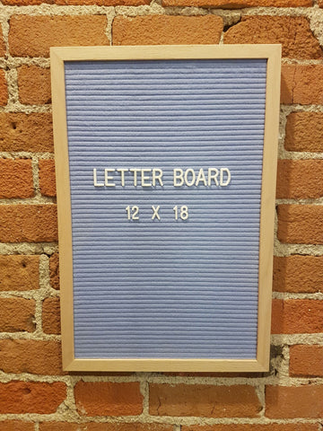 16 x 20 Grey Letter Board