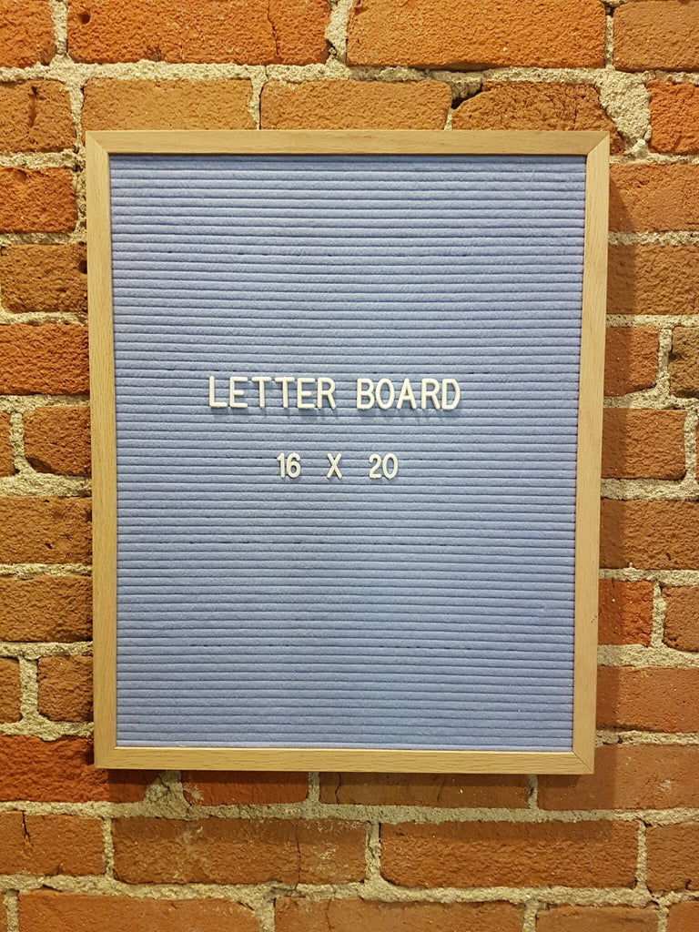 16 x 20 Blue Letter Board