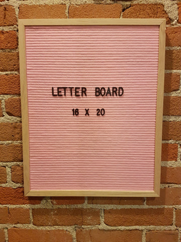 16 x 20 Grey Letter Board