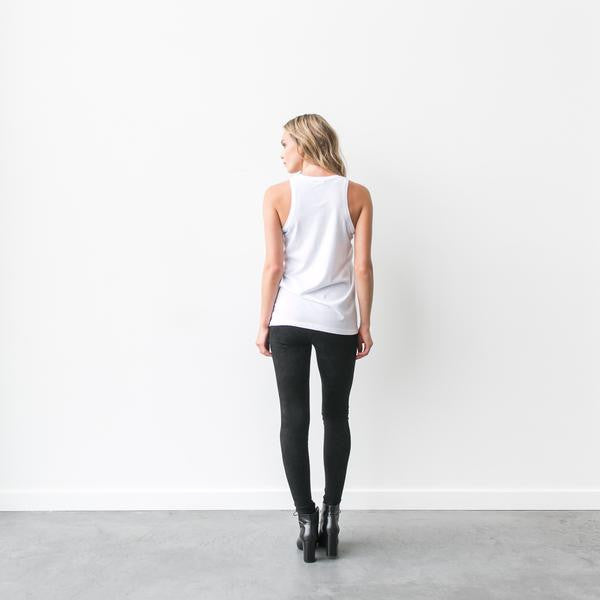 "Brunette" Crew Neck Tank