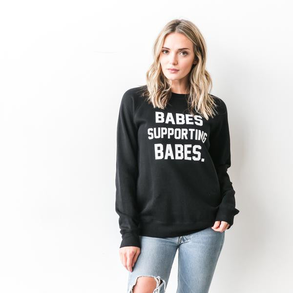Babes Supporting Babes Crew Black