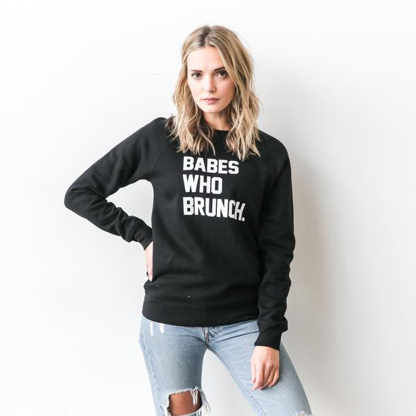 Babes Who Brunch Crew Black