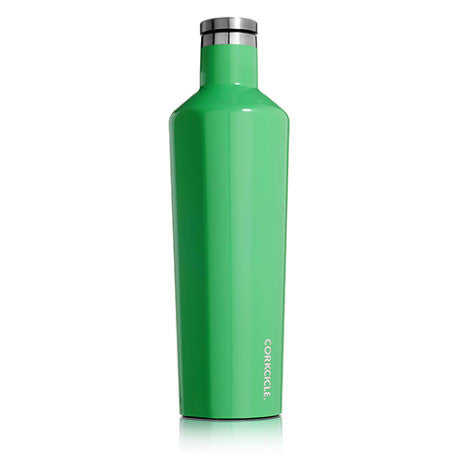 Corkcicle 25oz. Canteen Gloss Caribbean Green