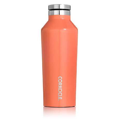 Corkcicle 9oz. Canteen Gloss Peach Echo