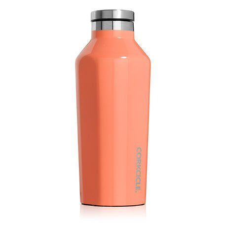 Corkcicle 9oz. Canteen Gloss Peach Echo