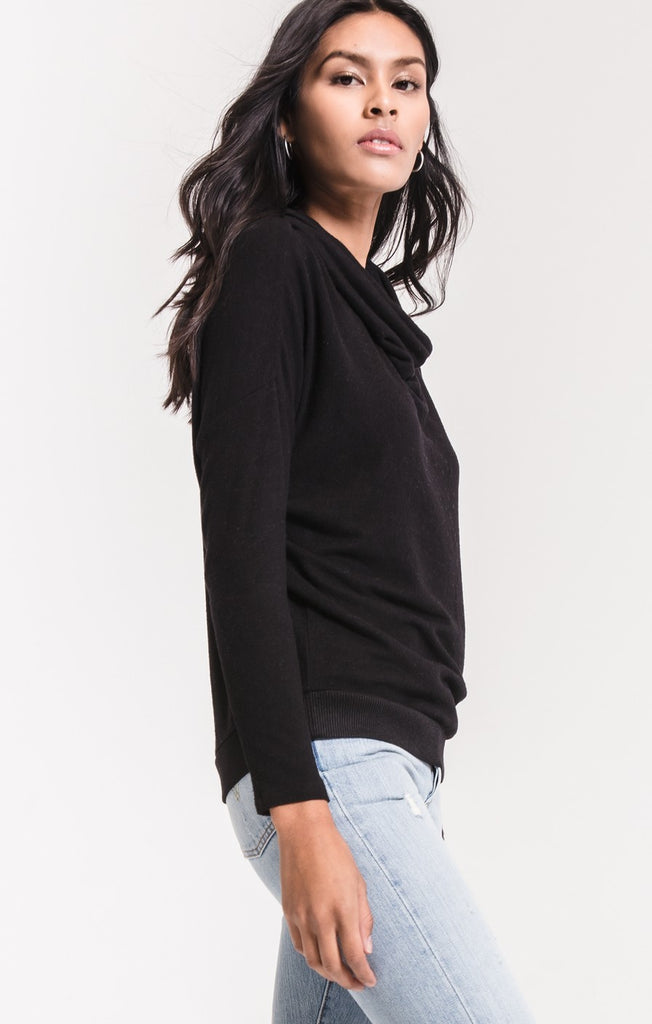 The Marled Cowl Neck Sweater