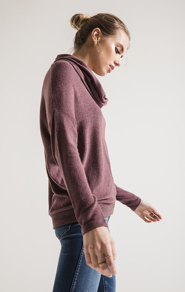 The Marled Cowl Neck Sweater