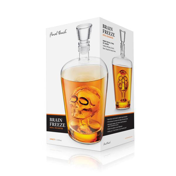 Brain Freeze Skull Decanter