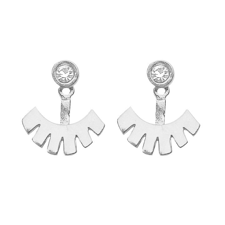 Jasper Earrings Silver