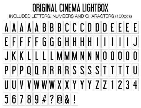 My Cinema Lightbox Original Cinema Lightbox 