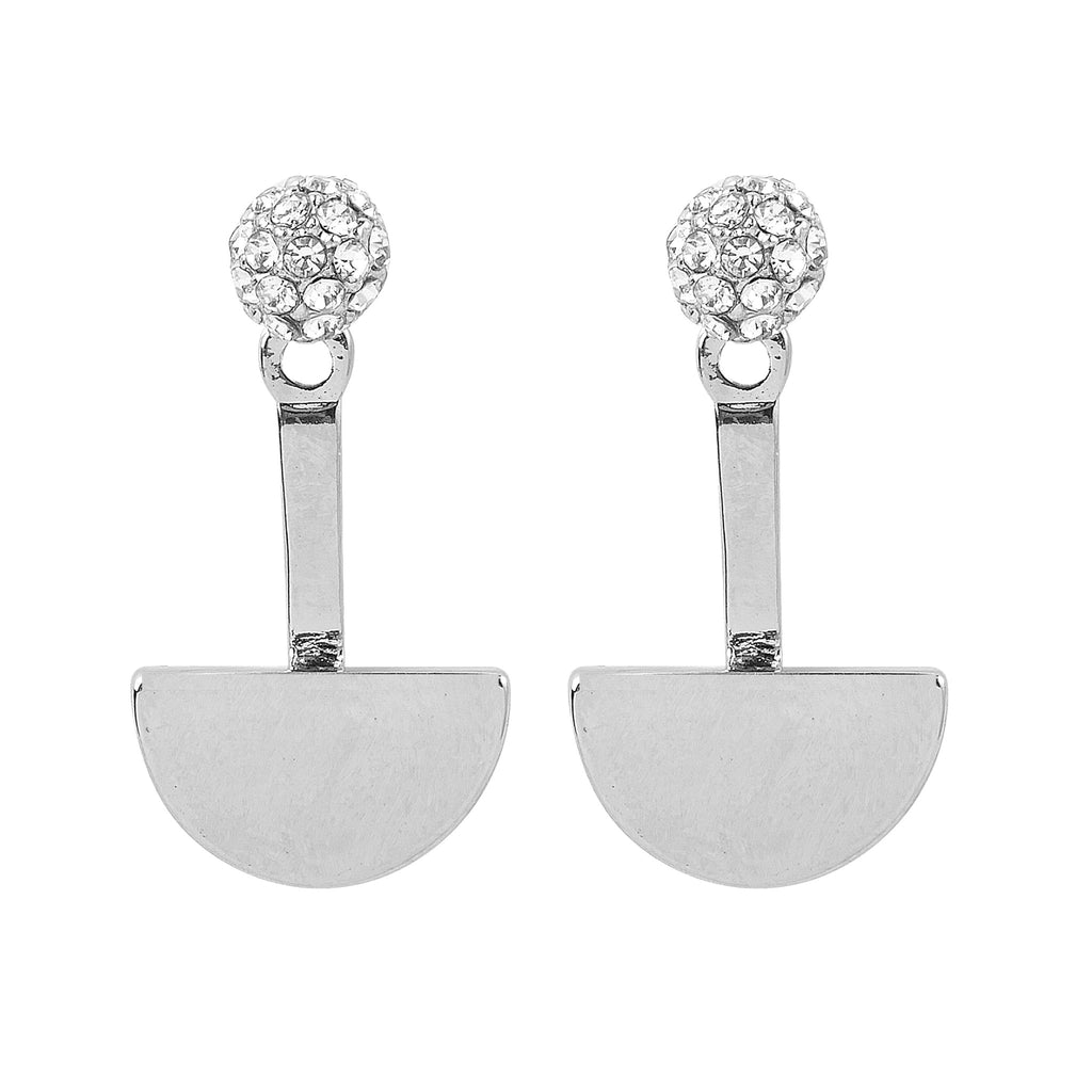 Moon Ear Jacket Silver