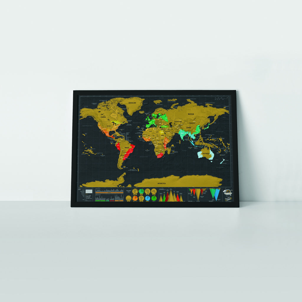 Scratch Map Deluxe Travel