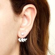 Gardenia Earrings Silver