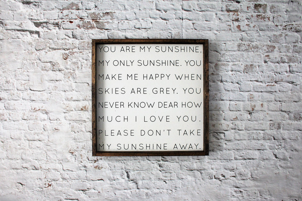 You Are My Sunshine