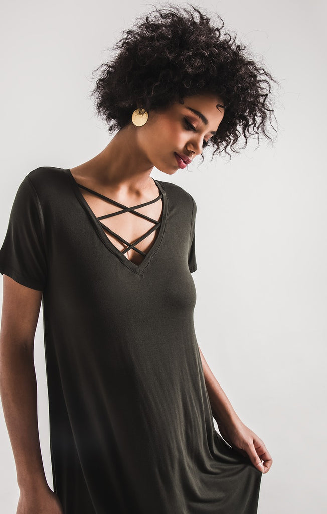 The CrissCross Tee Dress