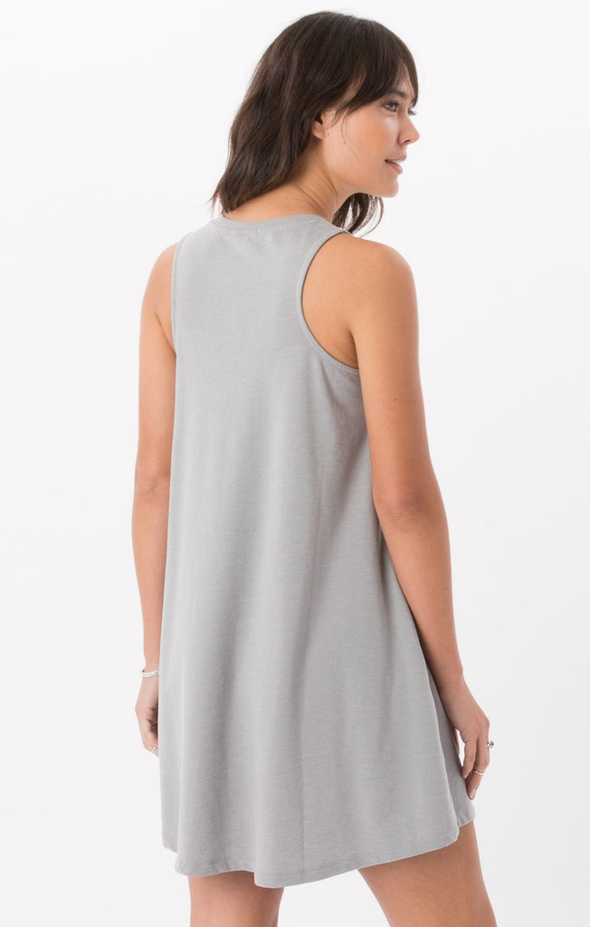 The All Tied Up Dress Grey Stone