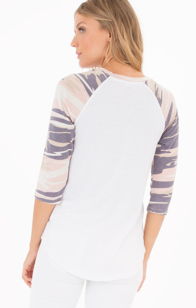 The Camo Baseball Tee