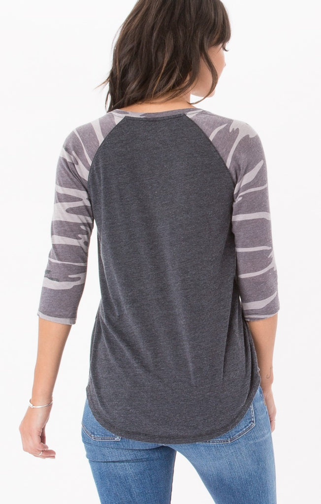 The Camo Baseball Tee