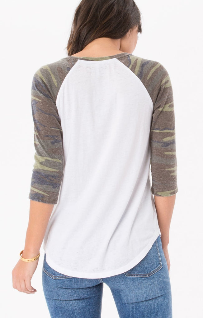 The Camo Baseball Tee