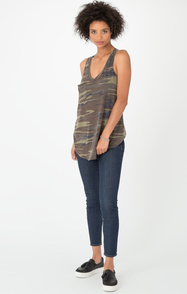 The Camo Pocket Racer Tank