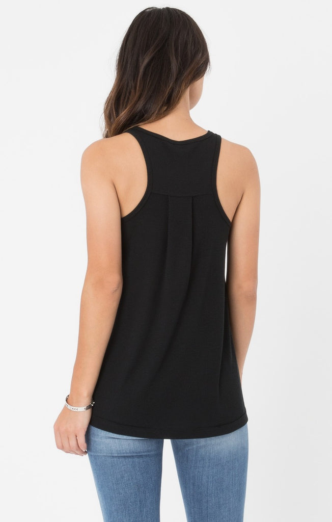 The Rib Racer Tank Black