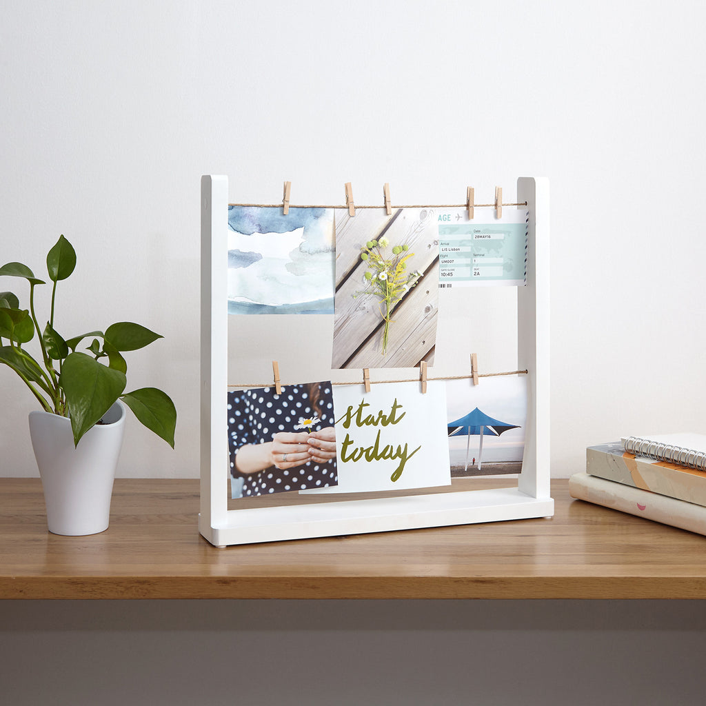 Hangit Desk Frame White