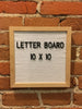10 x 10 White Letter Board