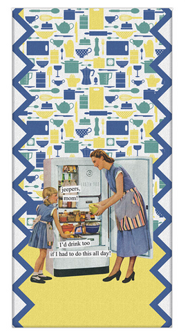 Tea Towel You'll Never Forget To Turn Off The Oven...If You Never Turn It On
