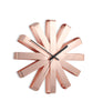 Ribbon Wall Clock Copper
