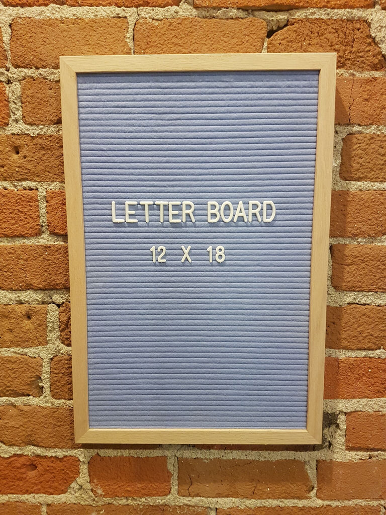12 x 18 Blue Letter Board