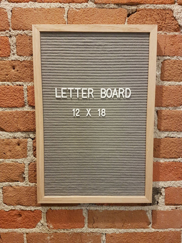 10 x 10 Black Letter Board
