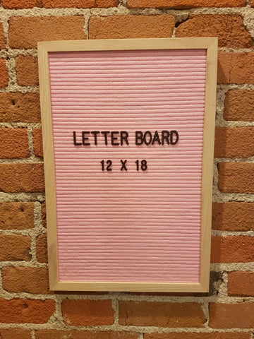 10 x 10 Black Letter Board