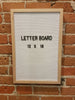 12 x 18 White Letter Board