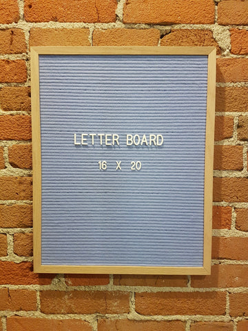Large Grey Hexagon Letter Board
