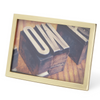 Senza Frame 4x6 Matte Brass