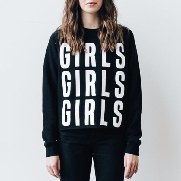 Girls Girls Girls Crew Black