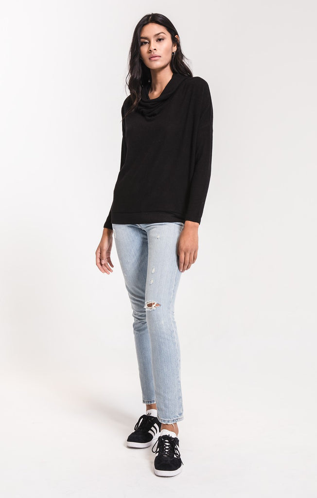 The Marled Cowl Neck Sweater