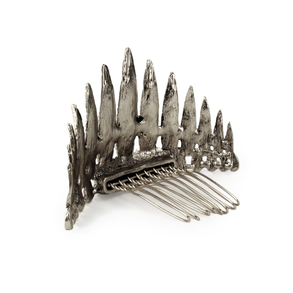 Feather Bun Pin