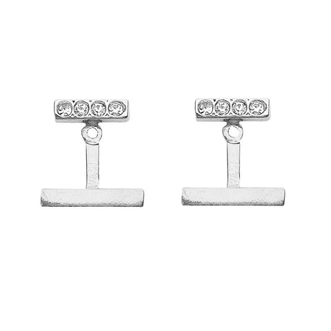 Gardenia Earrings Silver