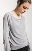 The Marled Off Shoulder Pullover