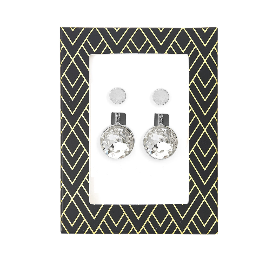 Orb Ear Jacket Silver
