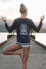 Lunar Eye V Neck Savasana Pullover