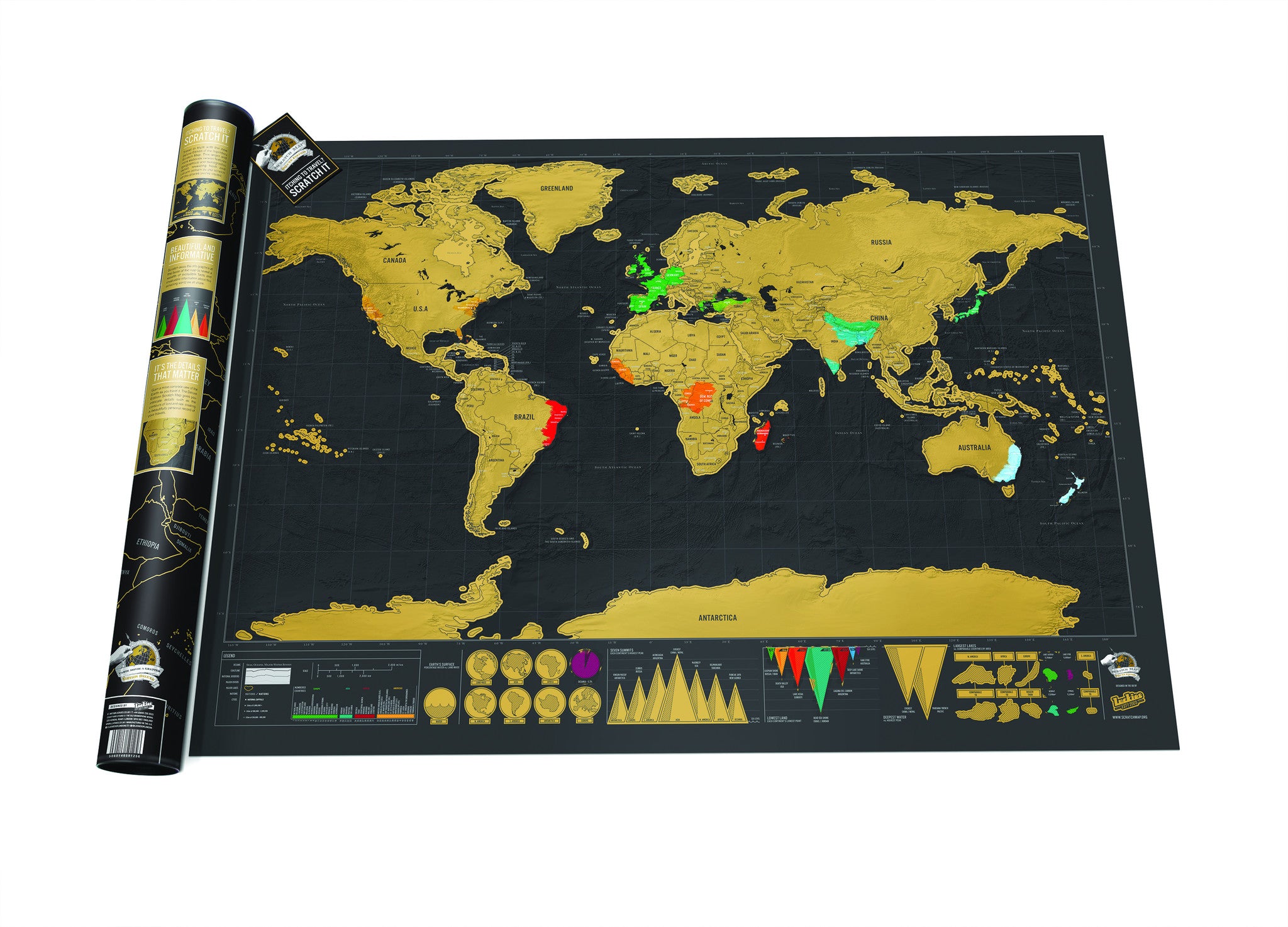 Scratch Map Deluxe – Rings & Things