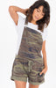 The Camo Short Overalls