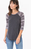 The Camo Baseball Tee