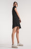 The Premium Sleek Jersey Pencil Striped Dress